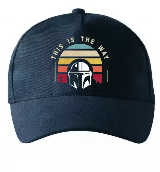 Кепка This is the way Темно-синий фото