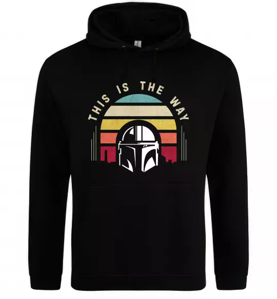 Женская толстовка (худи) This is the way Черный фото