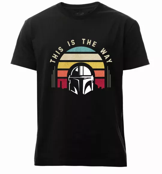 Мужская премиум футболка This is the way Черный фото