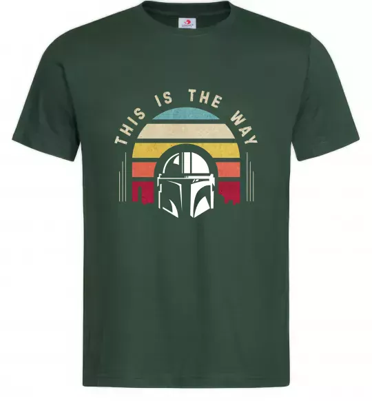 Чоловіча футболка This is the way Темно-зелений фото