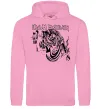 Мужская толстовка (худи) Iron Maiden малюнок Розовый фото