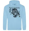Женская толстовка (худи) Iron Maiden малюнок Голубой фото
