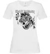 Женская футболка Iron Maiden малюнок Белый фото