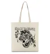 Эко-сумка Iron Maiden малюнок Бежевый фото