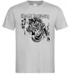 Мужская футболка Iron Maiden малюнок Серый фото