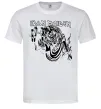 Мужская футболка Iron Maiden малюнок Белый фото