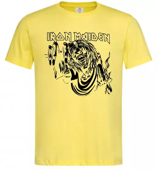 Мужская футболка Iron Maiden малюнок Лимонный фото