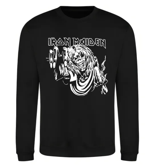 Світшот Iron Maiden малюнок Чорний фото