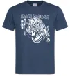 Мужская футболка Iron Maiden малюнок Темно-синий фото