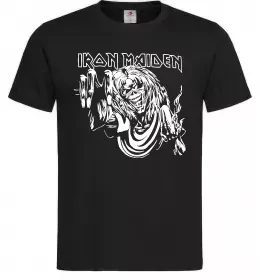 Мужская футболка Iron Maiden малюнок Черный фото