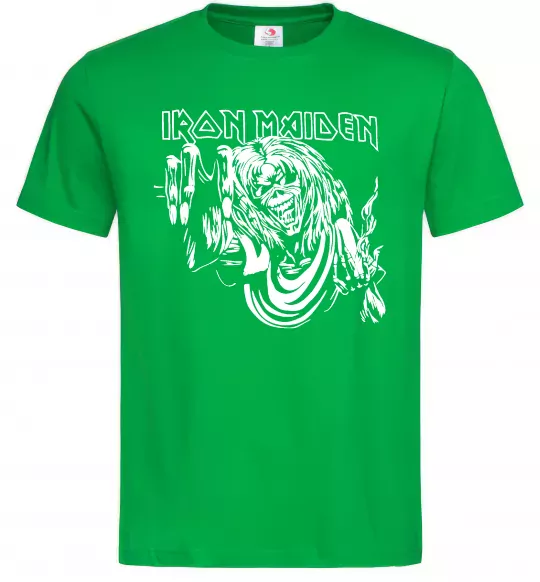 Мужская футболка Iron Maiden малюнок Зеленый фото