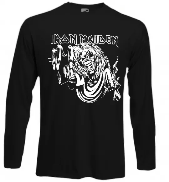 Лонгслив Iron Maiden малюнок Черный фото