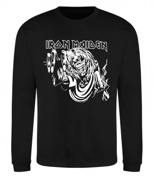 Світшот Iron Maiden малюнок Чорний фото