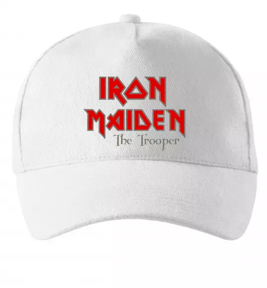 Кепка Iron Maiden The trooper Белый фото