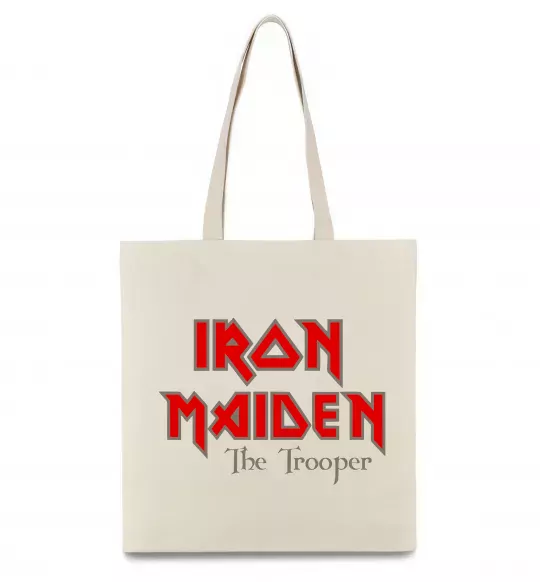 Еко-сумка Iron Maiden The trooper Бежевий фото