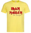 Мужская футболка Iron Maiden The trooper Лимонный фото