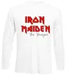 Лонгслив Iron Maiden The trooper Белый фото