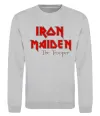 Свитшот Iron Maiden The trooper Серый меланж Свитшот Iron Maiden The trooper Серый меланж фото