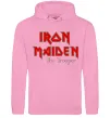 Мужская толстовка (худи) Iron Maiden The trooper Розовый фото