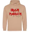 Мужская толстовка (худи) Iron Maiden The trooper Песочный фото