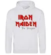 Жіноча толстовка (худі) Iron Maiden The trooper Сірий меланж фото