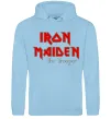 Женская толстовка (худи) Iron Maiden The trooper Голубой фото