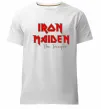 Мужская премиум футболка Iron Maiden The trooper Белый фото