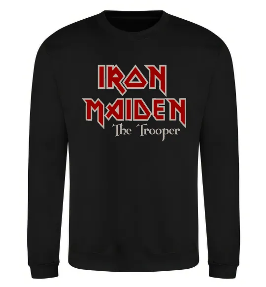 Свитшот Iron Maiden The trooper Черный фото