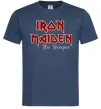 Мужская футболка Iron Maiden The trooper Темно-синий фото