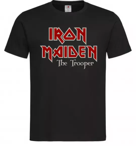 Мужская футболка Iron Maiden The trooper Черный фото