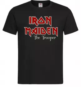 Мужская футболка Iron Maiden The trooper Черный фото