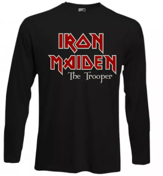 Лонгслив Iron Maiden The trooper Черный фото