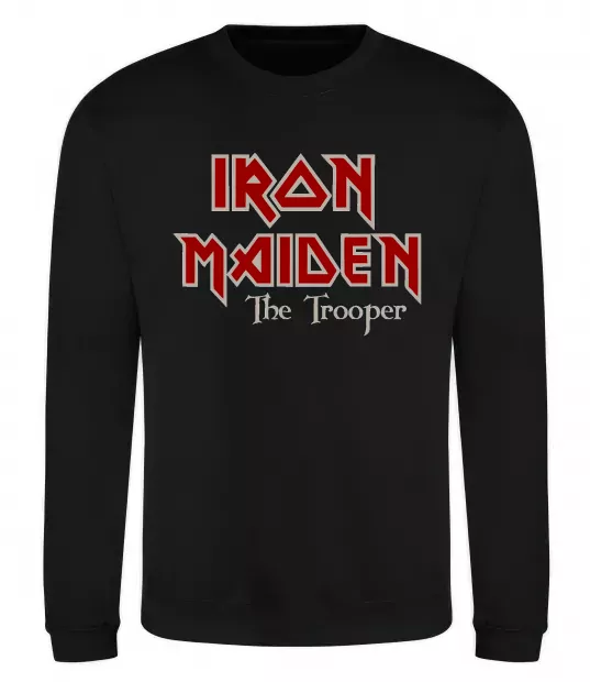 Свитшот Iron Maiden The trooper Черный фото