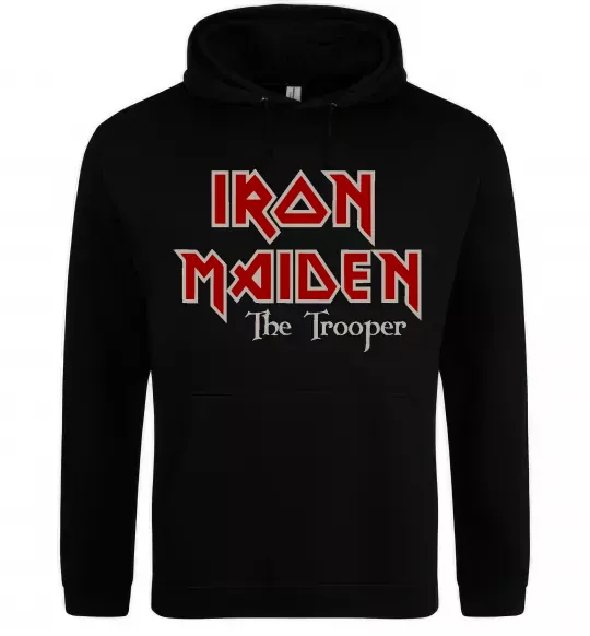Мужская толстовка (худи) Iron Maiden The trooper Черный фото