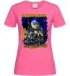 Женская футболка Live after death Iron Maiden Ярко-розовый фото