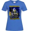 Женская футболка Live after death Iron Maiden Ярко-синий фото