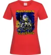 Женская футболка Live after death Iron Maiden Красный фото