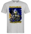 Мужская футболка Live after death Iron Maiden Серый фото