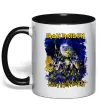 Чашка с цветной ручкой Live after death Iron Maiden Черный фото