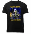 Чоловіча преміум футболка Live after death Iron Maiden Чорний фото