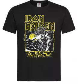 Мужская футболка Fear of the dark Iron Maiden Черный фото