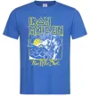Мужская футболка Fear of the dark Iron Maiden Ярко-синий фото