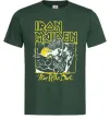 Мужская футболка Fear of the dark Iron Maiden Темно-зеленый фото