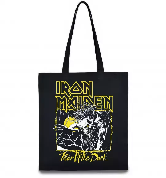 Эко-сумка Fear of the dark Iron Maiden Черный фото