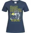 Жіноча футболка Fear of the dark Iron Maiden Темно-синій фото
