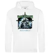 Женская толстовка (худи) Iron Maiden Aces High Белый фото