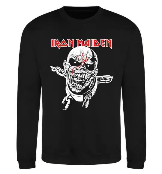 Свитшот Iron Maiden head Черный фото