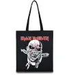 Эко-сумка Iron Maiden head Черный фото