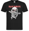Мужская футболка Iron Maiden head Черный фото