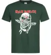 Мужская футболка Iron Maiden head Темно-зеленый фото